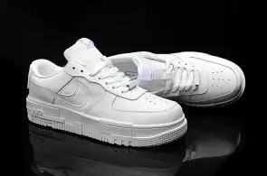chaussures pour femme homme nike air force 1 pixel bone white